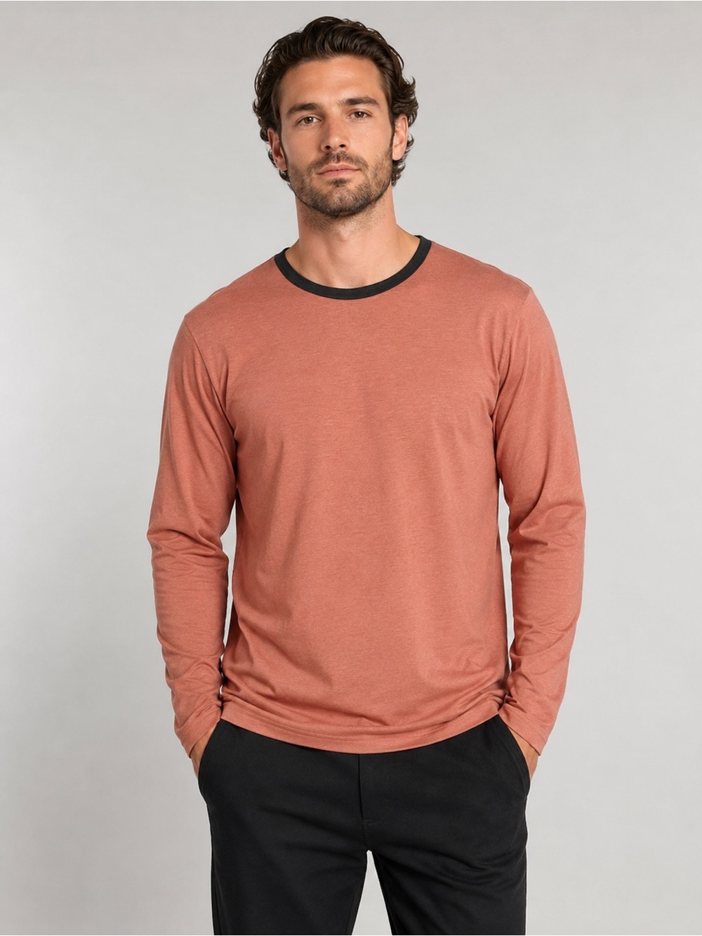 PD&C Men’s The Athletic Tee Long Sleeve Shirt NWT